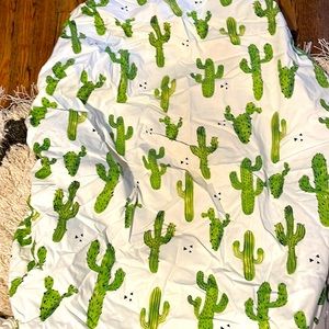 Fitted Cactus crib bedsheet